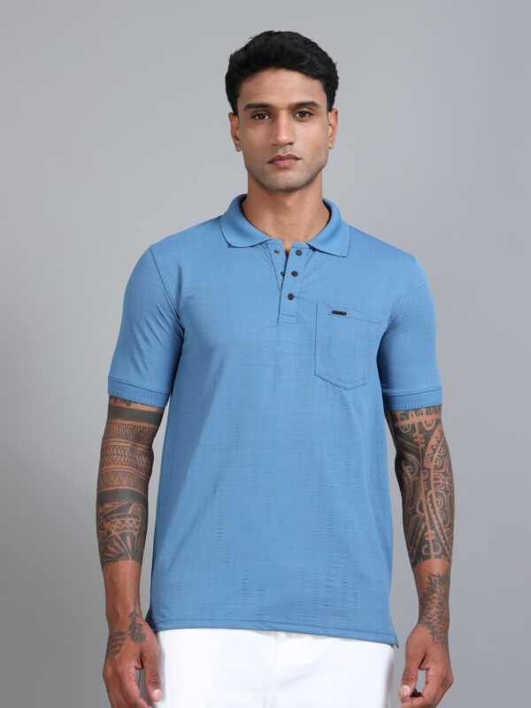 Mens Polo Half Sleeve Tshirt BL-21 - Image 5