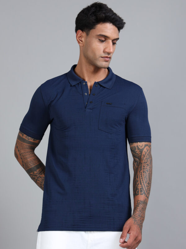 Mens Polo Half Sleeve Tshirt BL-21 - Image 7