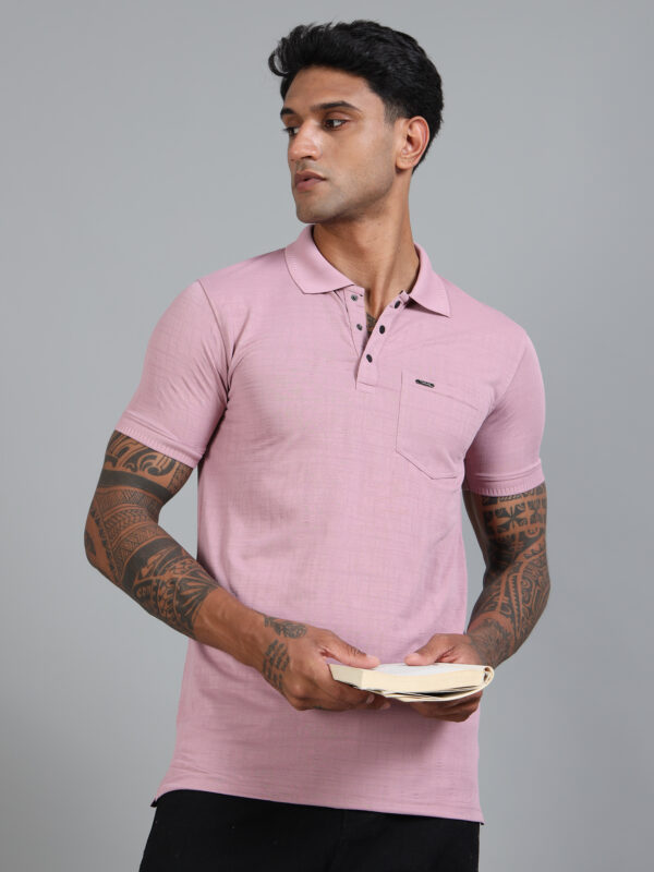 Mens Polo Half Sleeve Tshirt BL-21 - Image 9