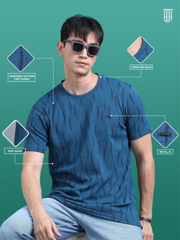 Men's Round Neck Half Sleeve Tshirt BL-22
