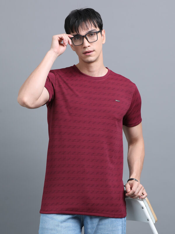 Men's Round Neck Half Sleeve Tshirt BL-22 - Image 2