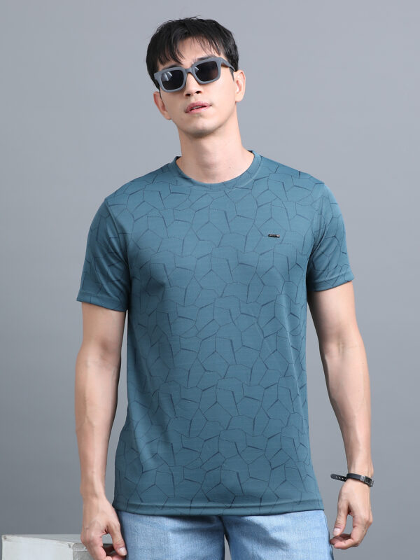 Men's Round Neck Half Sleeve Tshirt BL-22 - Image 3