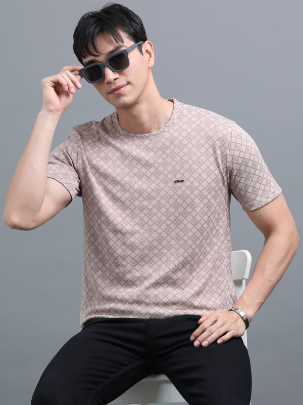 Men's Round Neck Half Sleeve Tshirt BL-22 - Image 5