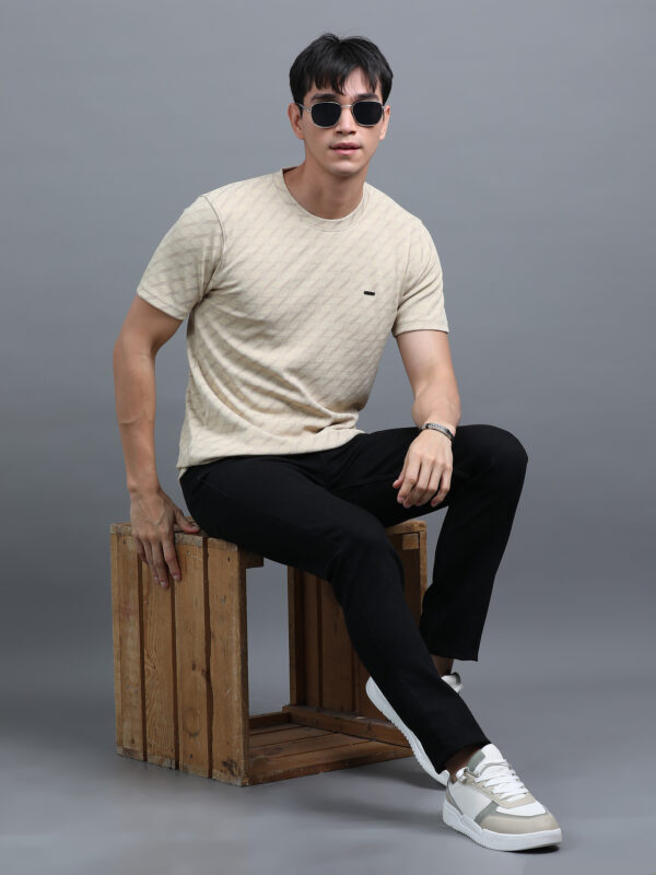 Men's Round Neck Half Sleeve Tshirt BL-22 - Image 8