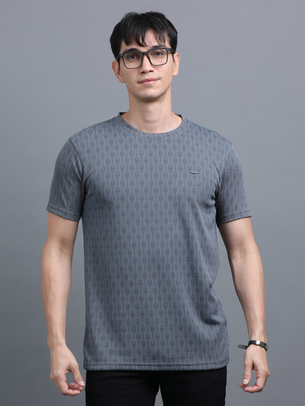 Men's Round Neck Half Sleeve Tshirt BL-22 - Image 9